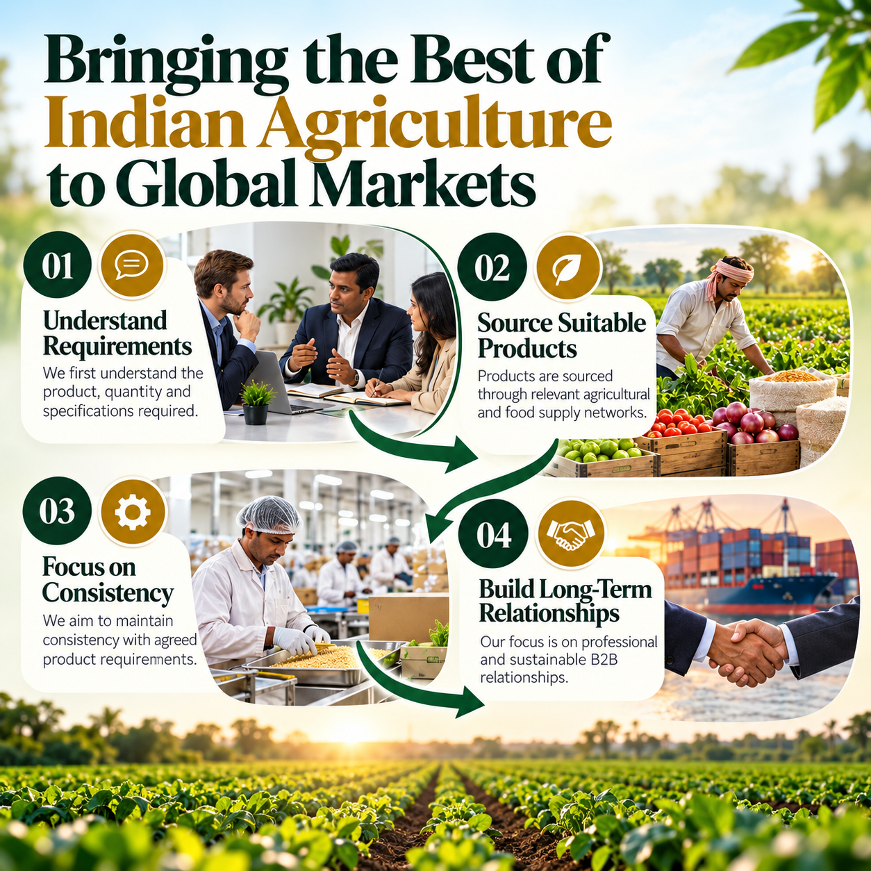 Agricultural product sourcing